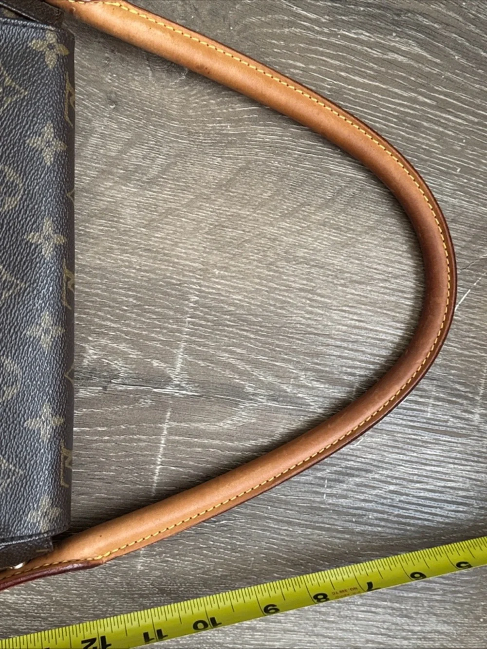 Louis Vuitton Vintage Monogram Flap Shoulder Bag Brown LV 2001 France